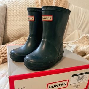 Hunter boots size 5